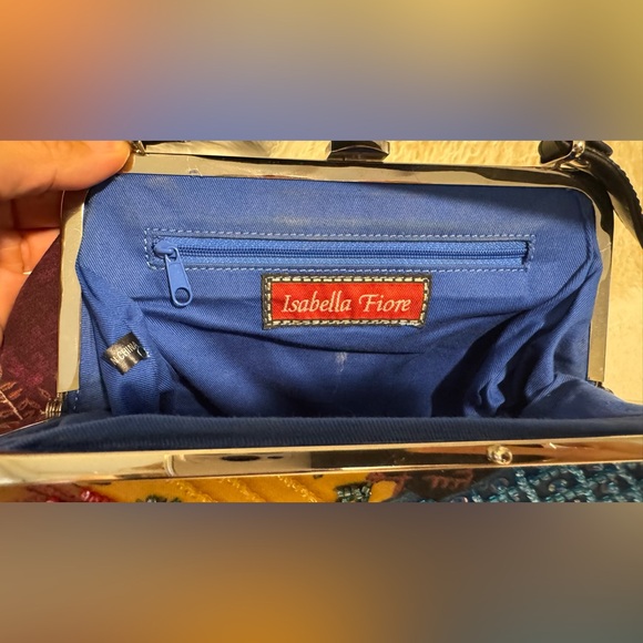 Isabella Fion Purse Lady With umbrella
Embroidered Multicolor Women's Bag - Picture 8 of 14